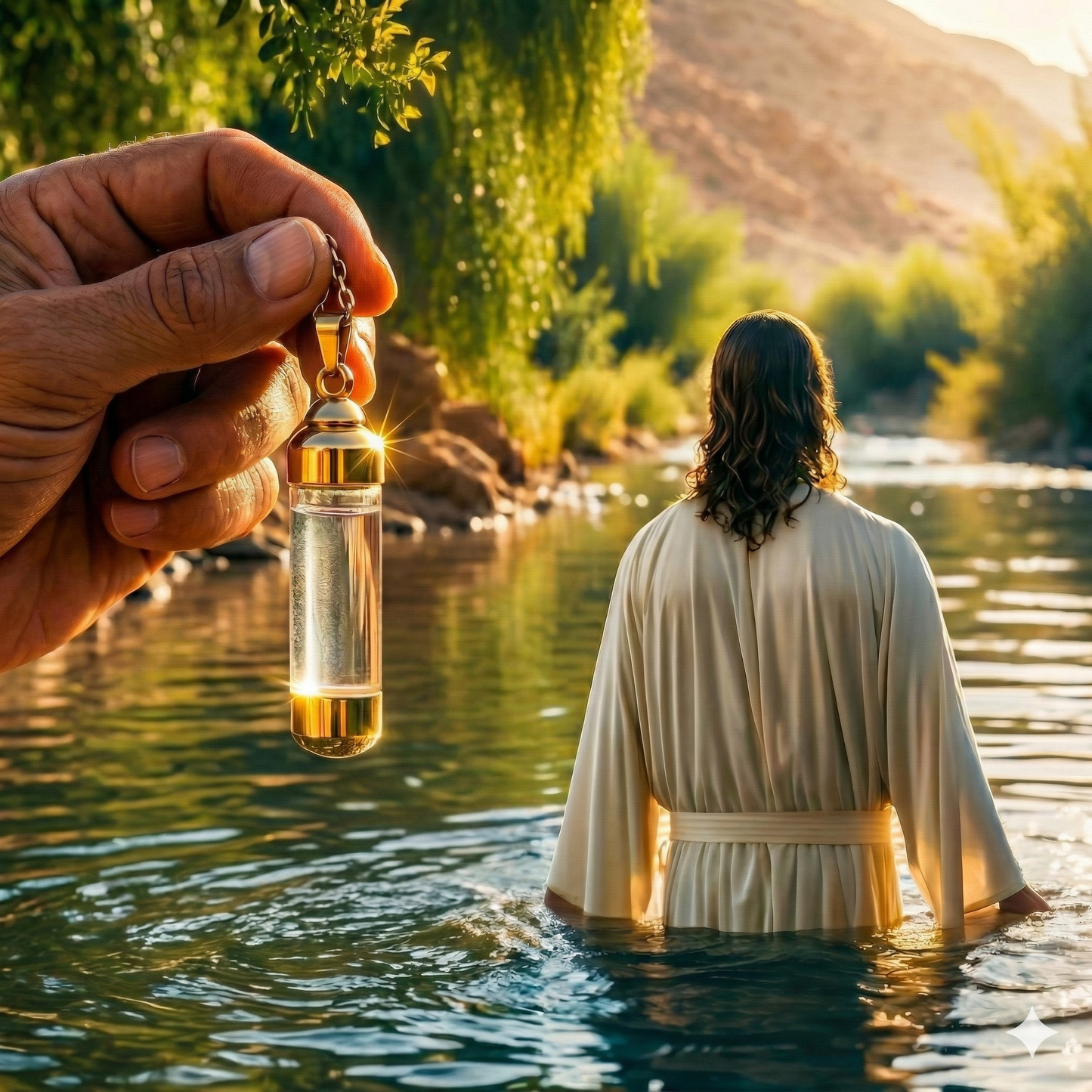 Holy Water Necklace from the Jordan River